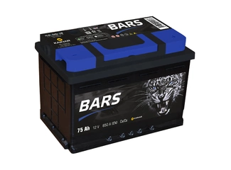 Аккумулятор 75Ач "BARS SILVER" О.П. 278х175х190