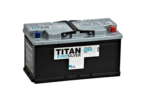 Аккумулятор 110Ач "TITAN EURO SILVER" О.П. 352х175х190