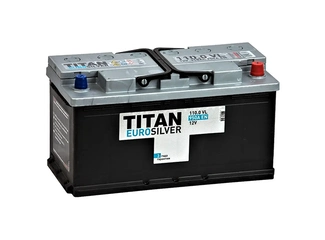 Аккумулятор 110Ач "TITAN EURO SILVER" О.П. 352х175х190