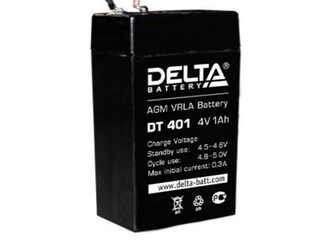 АКБ 4V 1Ач "DELTA DT401"  35х22х69