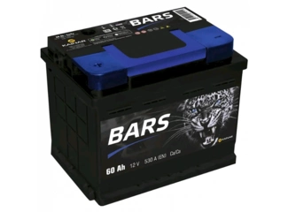 Аккумулятор 60Ач "BARS SILVER" П.П. 242х175х190