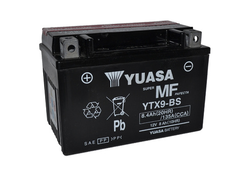 Аккумулятор 8Ач "YUASA AGM YTX9-BS" П.П. 152х87х107
