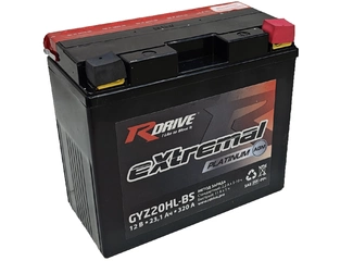 Аккумулятор 22Ач "RDrive eXtremal PLATINUM AGM GYZ20HL-BS" О.П. 175х87х155