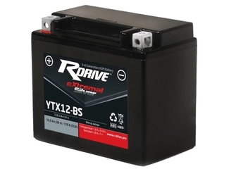 Аккумулятор 10Ач "RDrive eXtremal SILVER AGM YTX12-BS" П.П. 150х87х130