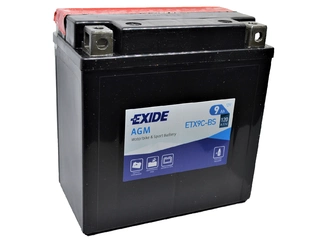 Аккумулятор 9Ач "EXIDE AGM ETX9C-BS" П.П. 135х75х139