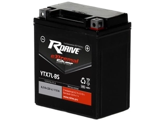 Аккумулятор 6Ач "RDrive eXtremal SILVER AGM YTX7L-BS" О.П. 113х70х130