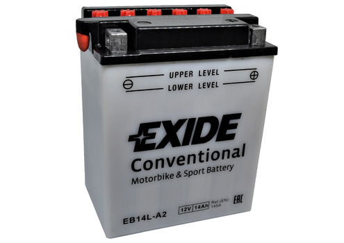 Аккумулятор 14Ач "EXIDE EB14L-A2" О.П. 134х89х166