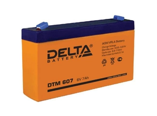 АКБ 6V 7Ач "DELTA DTM607"  151х34х100