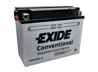 Аккумулятор 20Ач "EXIDE E50-N18L-A" О.П. 205х90х162