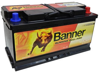 Аккумулятор 92Ач "BANNER AGM" О.П. 353х175х190
