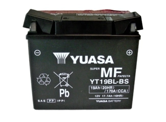 Аккумулятор 19Ач "YUASA AGM YT19BL-BS" О.П. 186х82х171