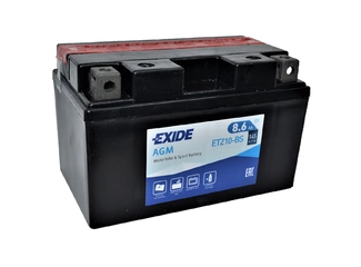 Аккумулятор 8,6Ач "EXIDE AGM ETZ10-BS" П.П. 150х87х93