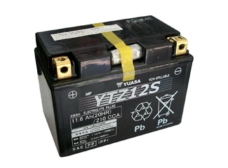 Аккумулятор 11Ач "YUASA AGM YTZ12S" П.П. 150х87х110 залитая