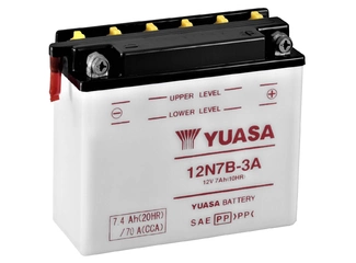 Аккумулятор 7Ач "YUASA 12N7B-3A" О.П. 151х61х131 без электролита