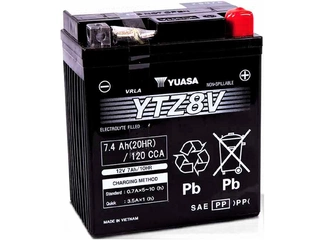 Аккумулятор 7Ач "YUASA AGM YTZ8V" О.П. 113х70х130 залитая