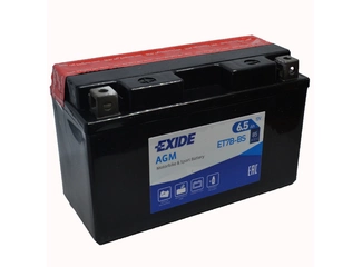 Аккумулятор 6,5Ач "EXIDE AGM ET7B-BS" П.П. 150х65х93