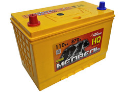 Аккумулятор 110Ач "МЕДВЕДЬ АЗИЯ" П.П. 306х173х220