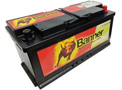 Аккумулятор 105Ач "BANNER AGM" О.П. 393х175х190