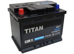 Аккумулятор 60Ач "TITAN CLASSIC" П.П. 242х175х190
