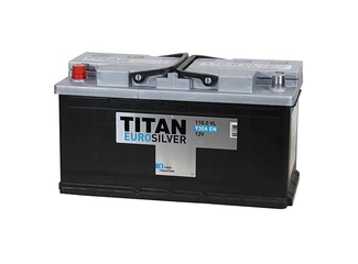 Аккумулятор 110Ач "TITAN EURO SILVER" П.П. 352х175х190