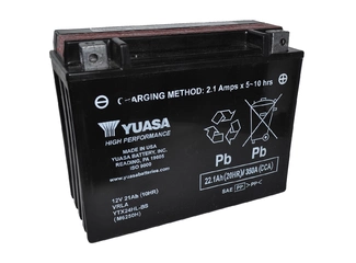 Аккумулятор 21Ач "YUASA AGM YTX24HL-BS" О.П. 205х87х162
