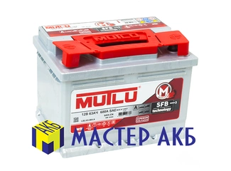 Аккумулятор 63Ач "MUTLU SFB" О.П. 242х175х175 Низкий