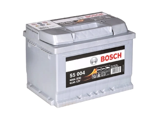 Аккумулятор 61Ач "BOSCH S5 004" О.П. 242х175х175 Низкий