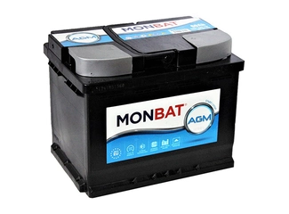 Аккумулятор 60Ач "MONBAT AGM" О.П. 242х175х190