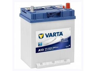 Аккумулятор 40Ач "VARTA BLUE DYNAMIC ASIA A13" О.П. 187х140х227