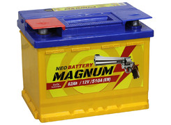 Аккумулятор 62Ач "MAGNUM" П.П. 242х175х190
