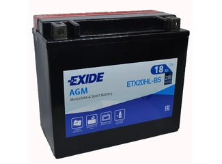 Аккумулятор 18Ач "EXIDE AGM ETX20HL-BS" О.П. 175х87х155