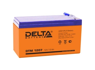 АКБ 12V 7Ач "DELTA DTM1207"  151х65х100
