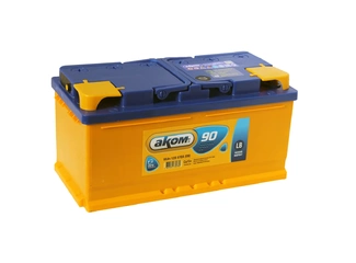 Аккумулятор 90Ач "АКОМ LB" О.П. 353х175х175 Низкий