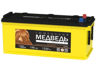 Аккумулятор 190Ач "ТЮМЕНСКИЙ МЕДВЕДЬ" П.П. 518х228х238