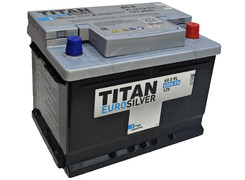 Аккумулятор 60Ач "TITAN EURO SILVER" О.П. 242х175х175 Низкий