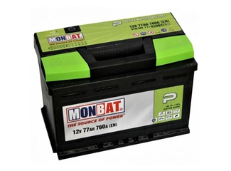 Аккумулятор 77Ач "MONBAT PREMIUM" П.П. 278х175х190