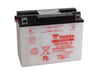Аккумулятор 20Ач "YUASA Y50-N18L-A" О.П. 205х90х162