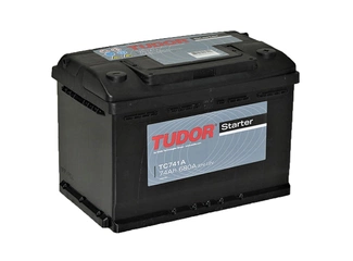 Аккумулятор 74Ач "TUDOR STARTER TC741A" П.П. 278х175х190