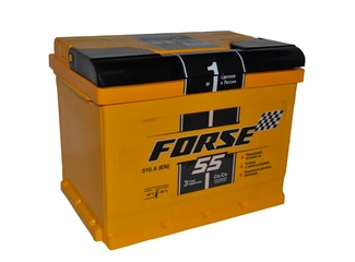 Аккумулятор 55Ач "FORSE" О.П. 242х175х190