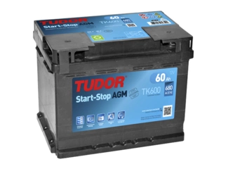 Аккумулятор 60Ач "TUDOR AGM TK600" О.П. 242х175х190