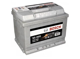 Аккумулятор 63Ач "BOSCH S5 005" О.П. 242х175х190