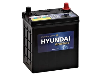 Аккумулятор 35Ач "HYUNDAI 42B19R" П.П. 187х127х219