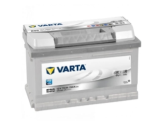 Аккумулятор 74Ач "VARTA SILVER DYNAMIC E38" О.П. 278х175х175 Низкий