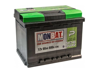 Аккумулятор 60Ач "MONBAT PREMIUM" О.П. 242х175х175 Низкий