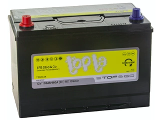 Аккумулятор 105Ач "TOPLA ASIA EFB" П.П. 303х174х218
