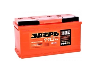 Аккумулятор 100Ач "ЗВЕРЬ" О.П. 353х175х190
