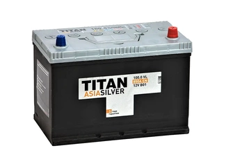 Аккумулятор 100Ач "TITAN ASIA SILVER" О.П. 304х171х221