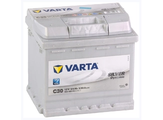 Аккумулятор 54Ач "VARTA SILVER DYNAMIC C30" О.П. 207х175х190