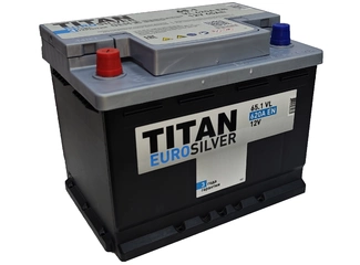 Аккумулятор 65Ач "TITAN EURO SILVER" П.П. 242х175х190