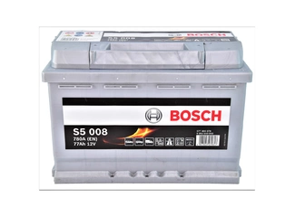 Аккумулятор 77Ач "BOSCH S5 008" О.П. 278х175х190